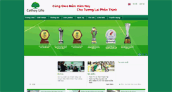 Desktop Screenshot of cathaylife.com.vn